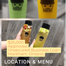 25,000$ Business Loan Unsecured, Markham, Ontario